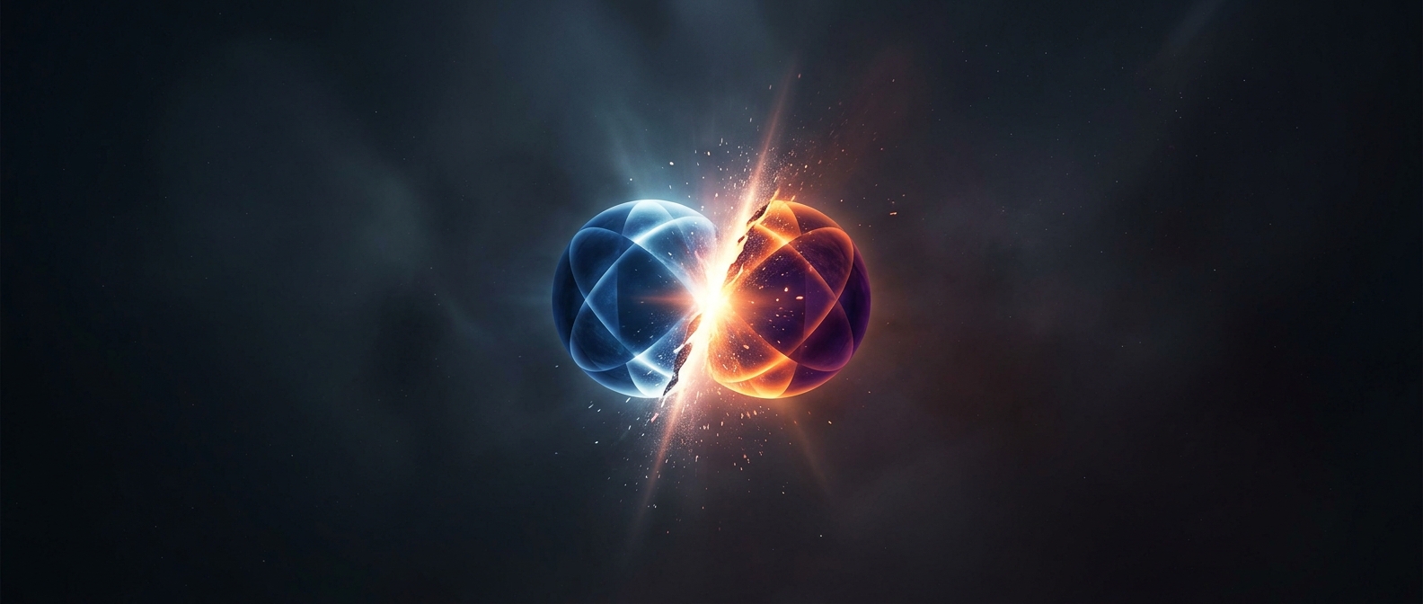 What happens when antimatter meets ordinary matter