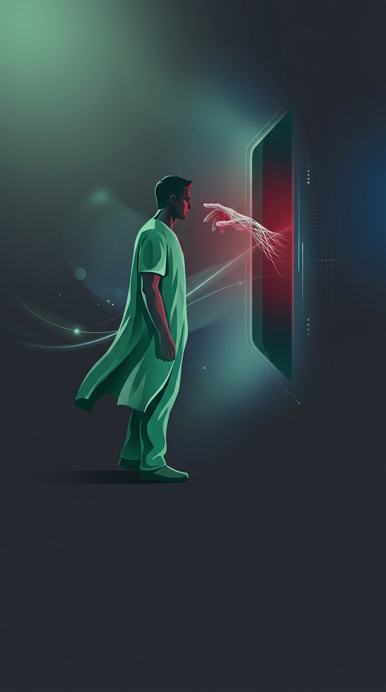 Why did hospitals strictly ban surgeons from wearing white uniforms in the early 1900s, replacing them with green scrubs?
