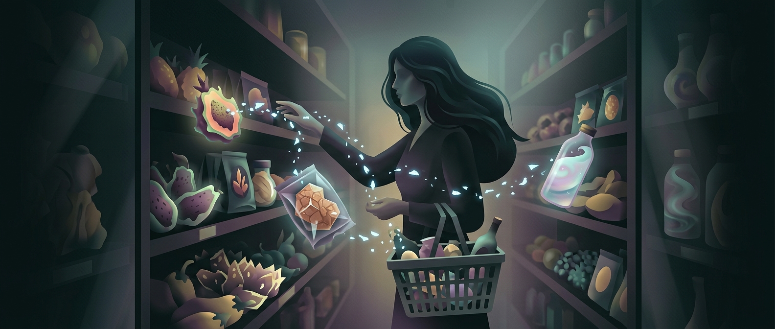 Aquarius selects groceries that never form cohesive meals
