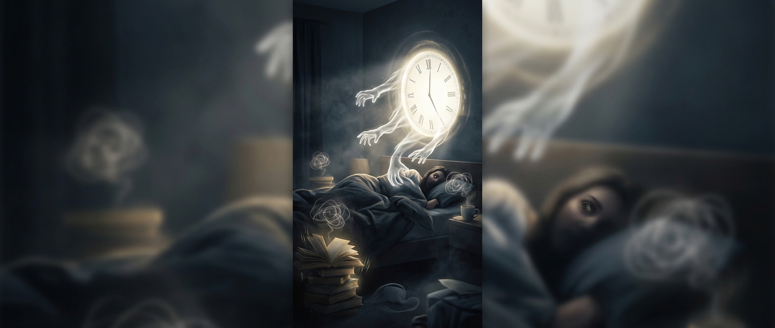 Why trying to sleep can keep you awake