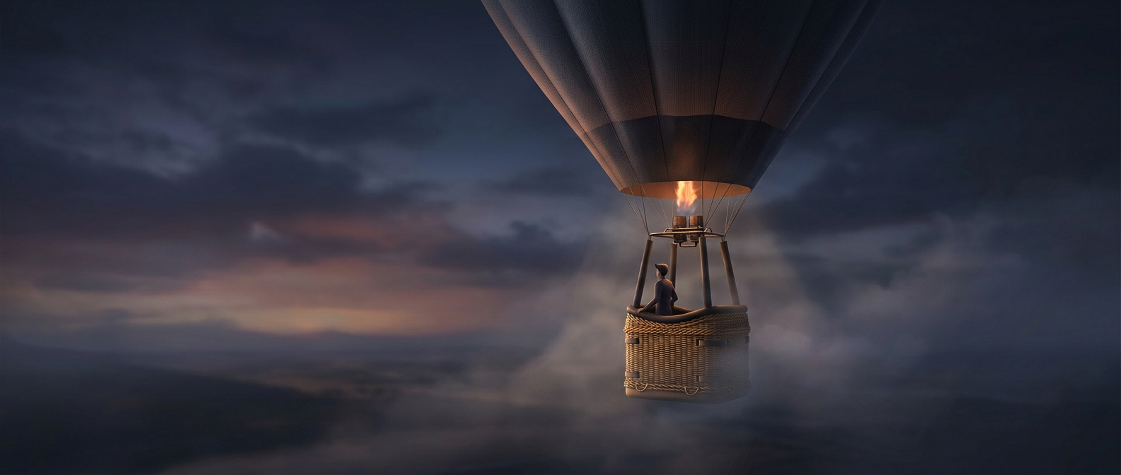 Hot air balloons use woven wicker for the baskets