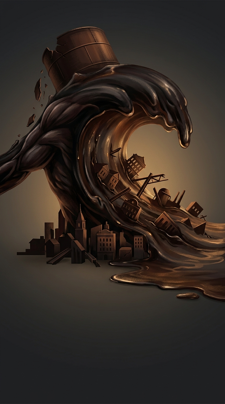 Boston was struck by a devastating flood of molasses in 1919 when a massive storage tank burst and sent a 25-foot wave of sticky syrup tearing through the streets at 35 miles per hour.