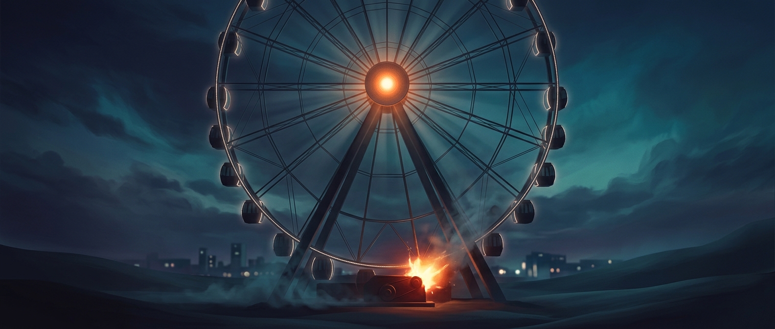 Ferris wheels need perfect balance to stop motor burnout