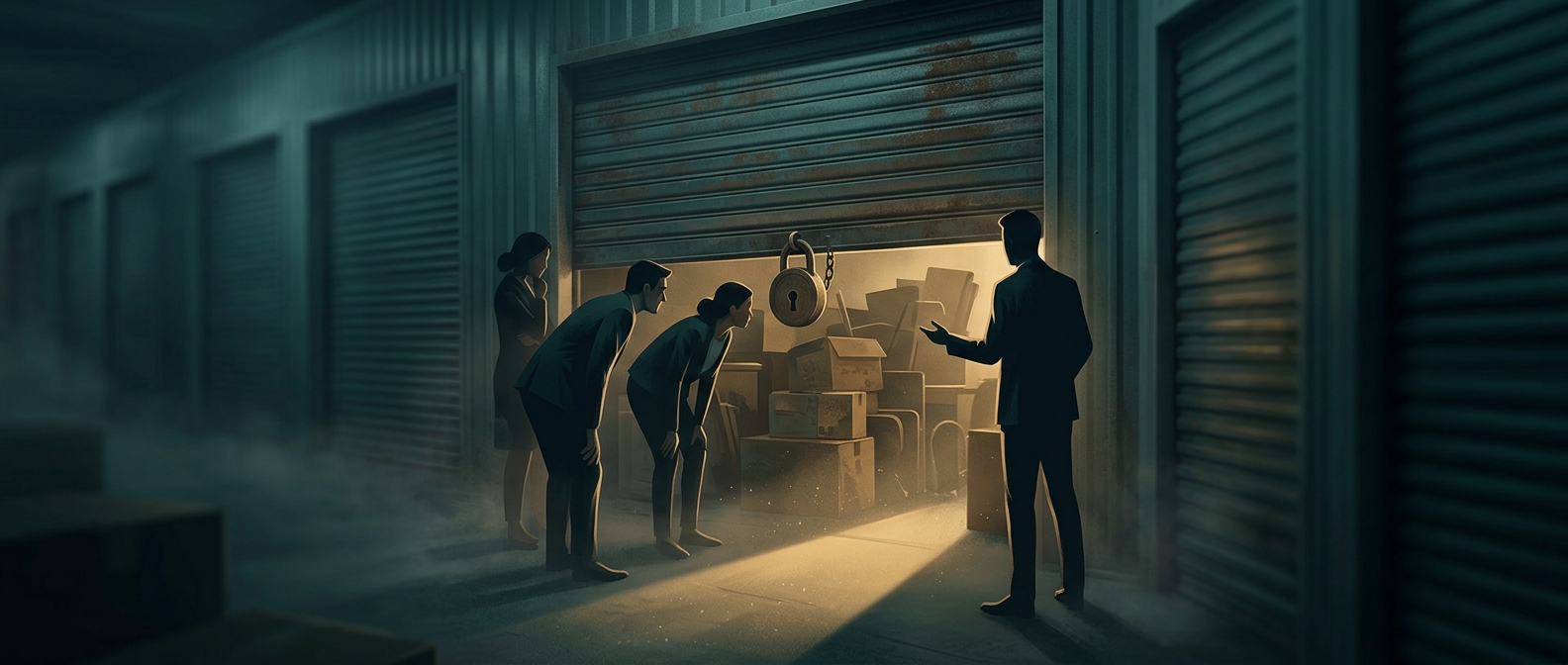Storage Wars buyers bid blindly on abandoned storage lockers
