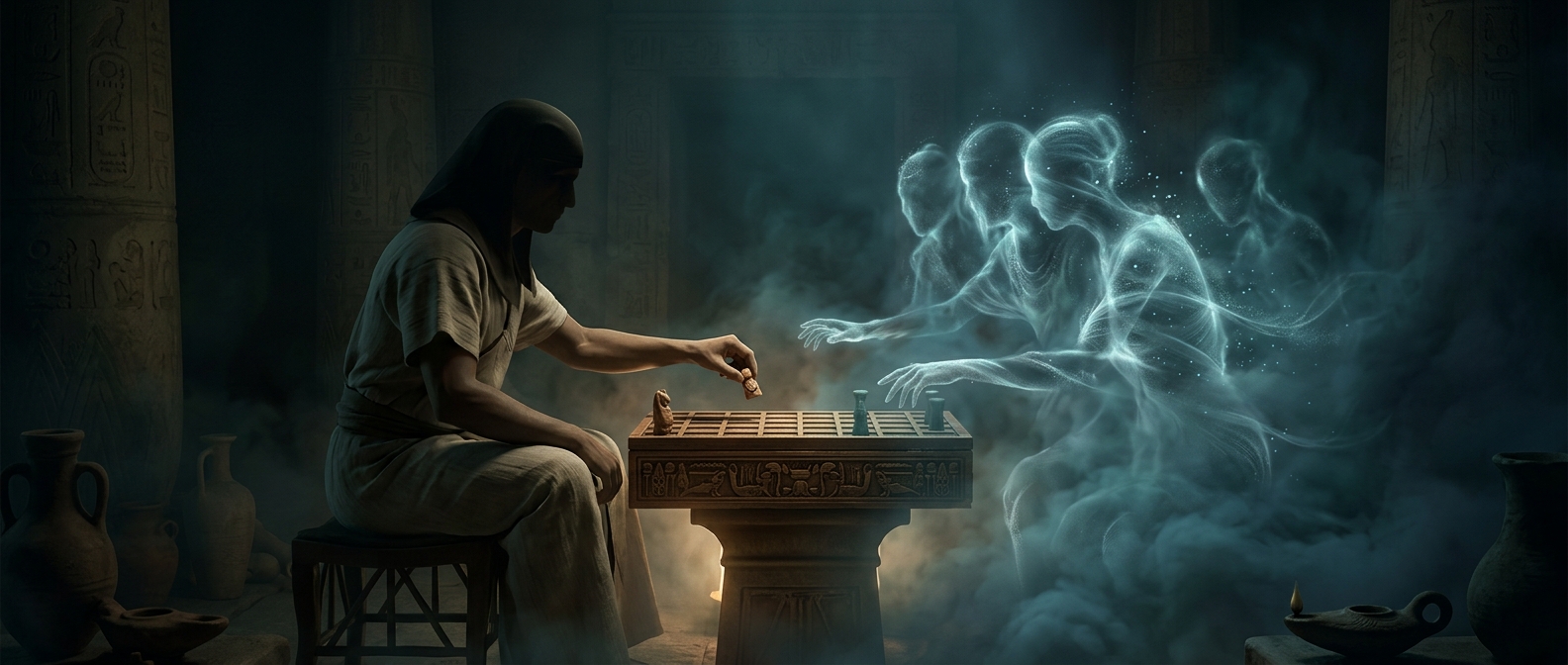 The Egyptian board game thought to reach the dead