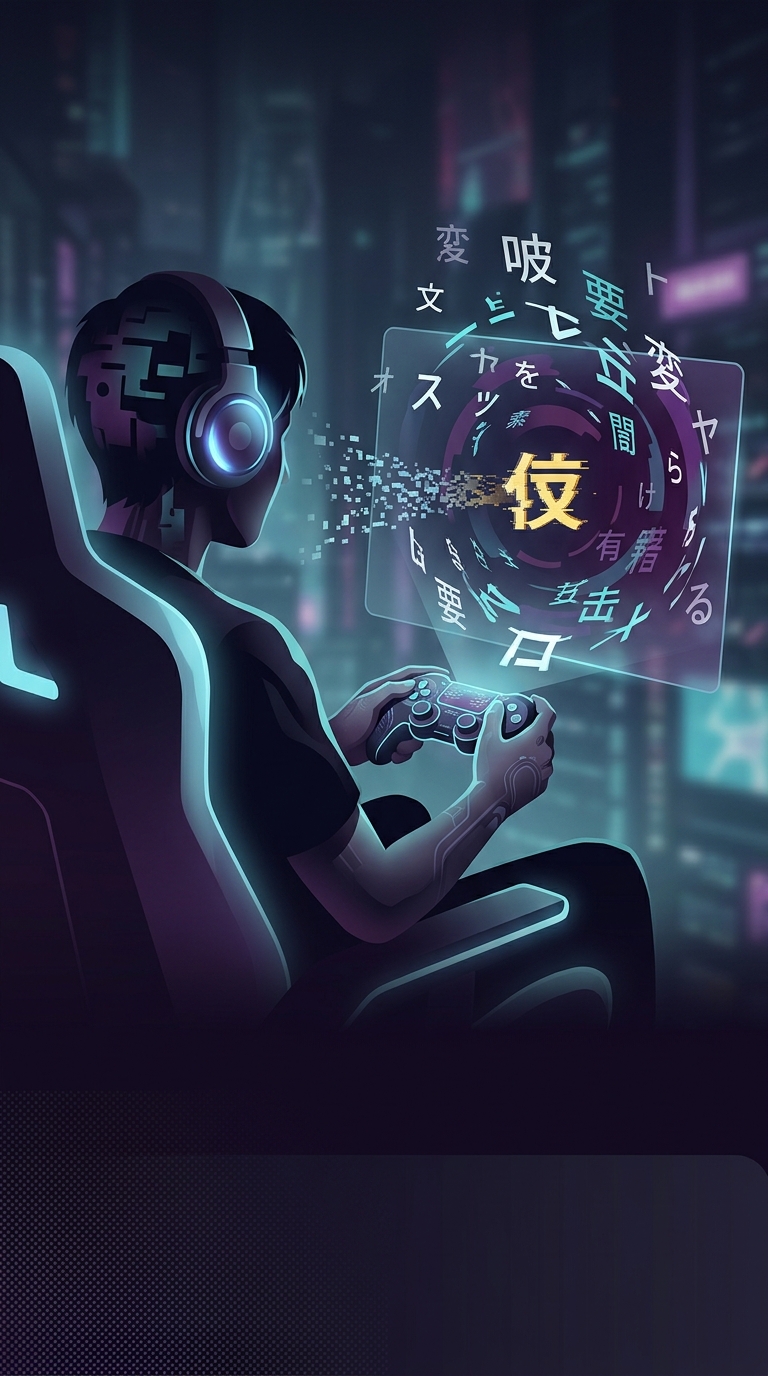 Why do elite video game speedrunners frequently switch their game's language settings to Japanese?