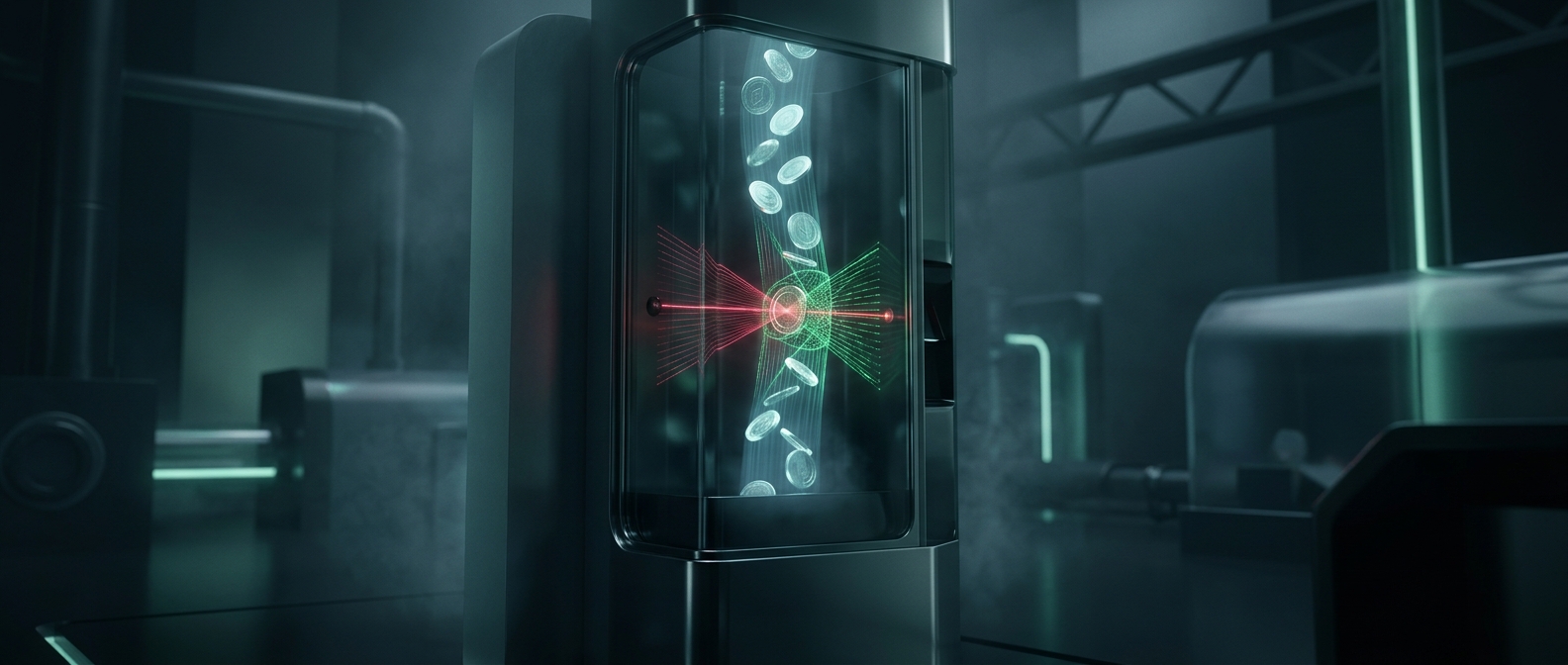 Why vending machines scan coins with lasers