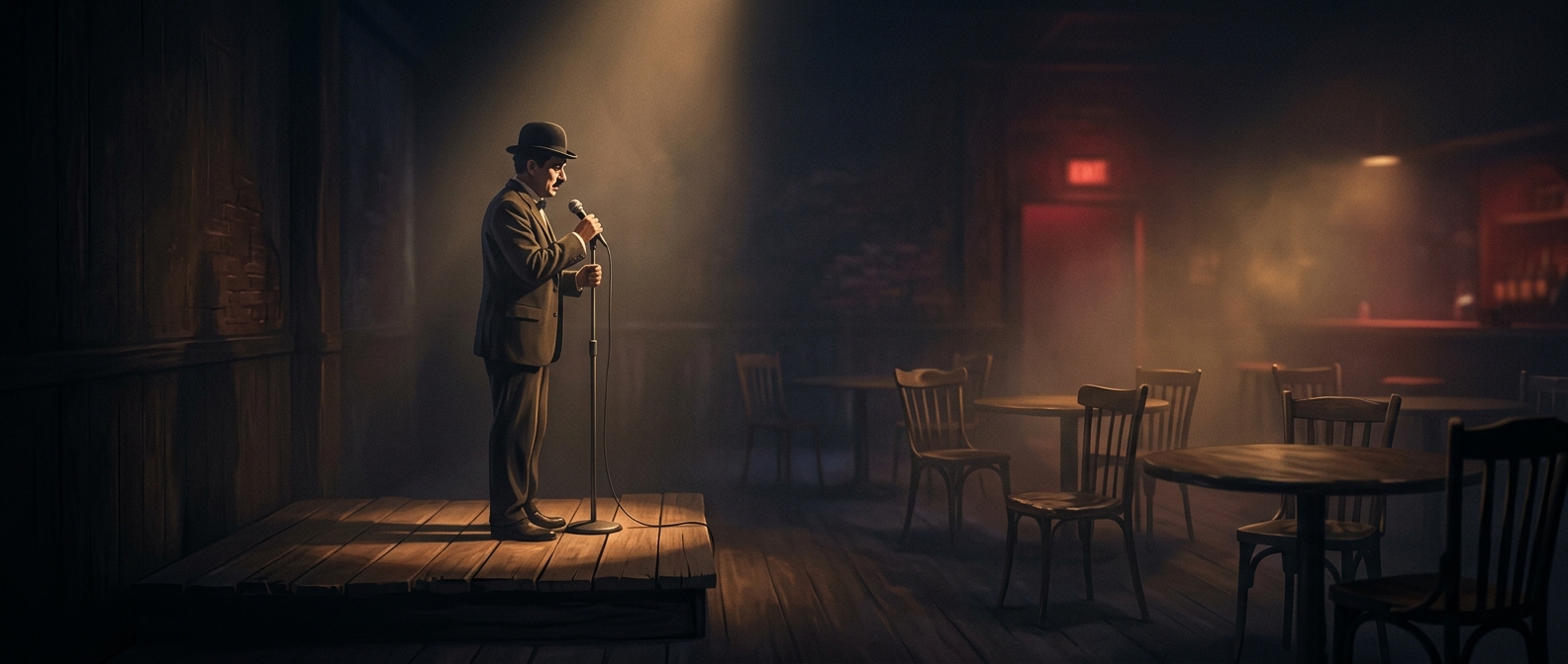 Comedians test new jokes in tiny clubs