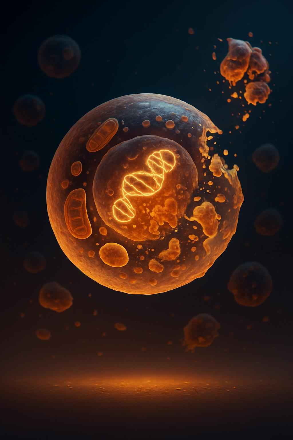 Inside your cells hums an ancient suicide plan called apoptosis — programmed cell death.