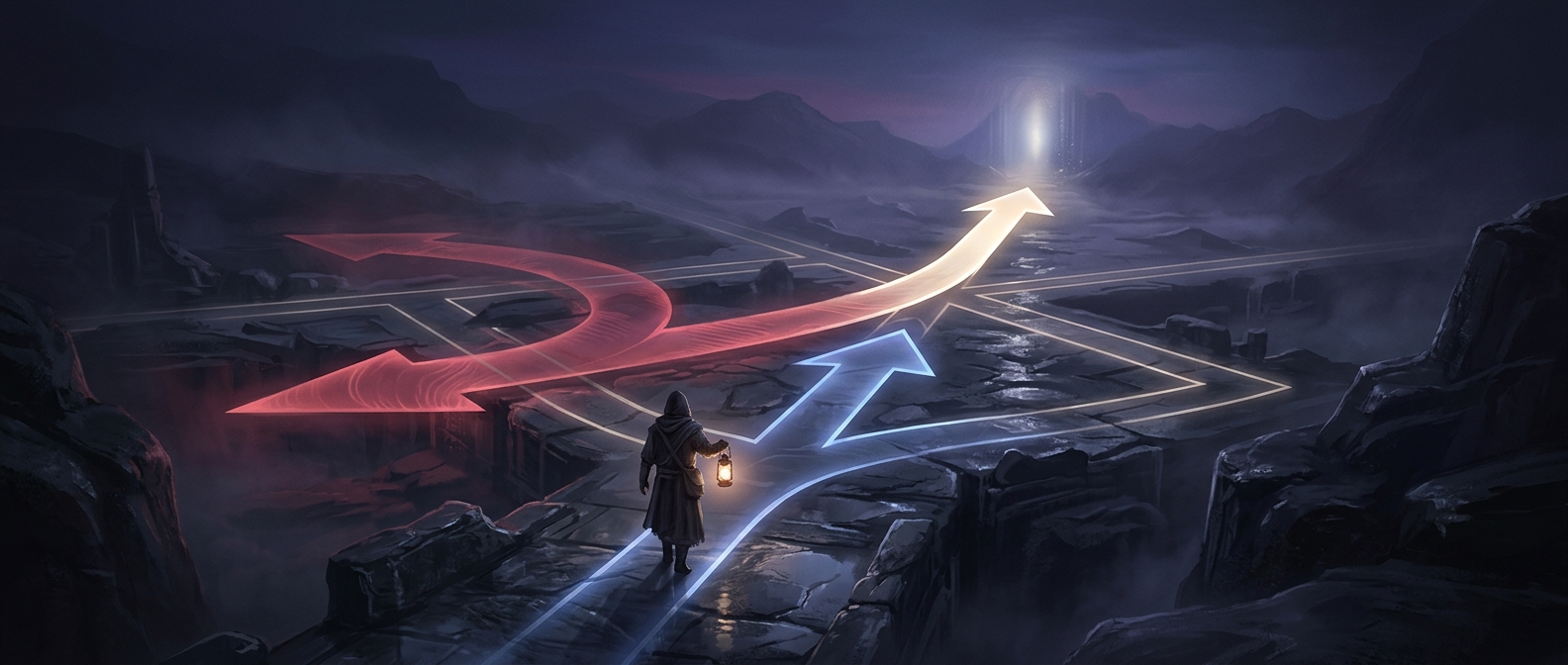 Vector addition perfectly dictates actual travel paths