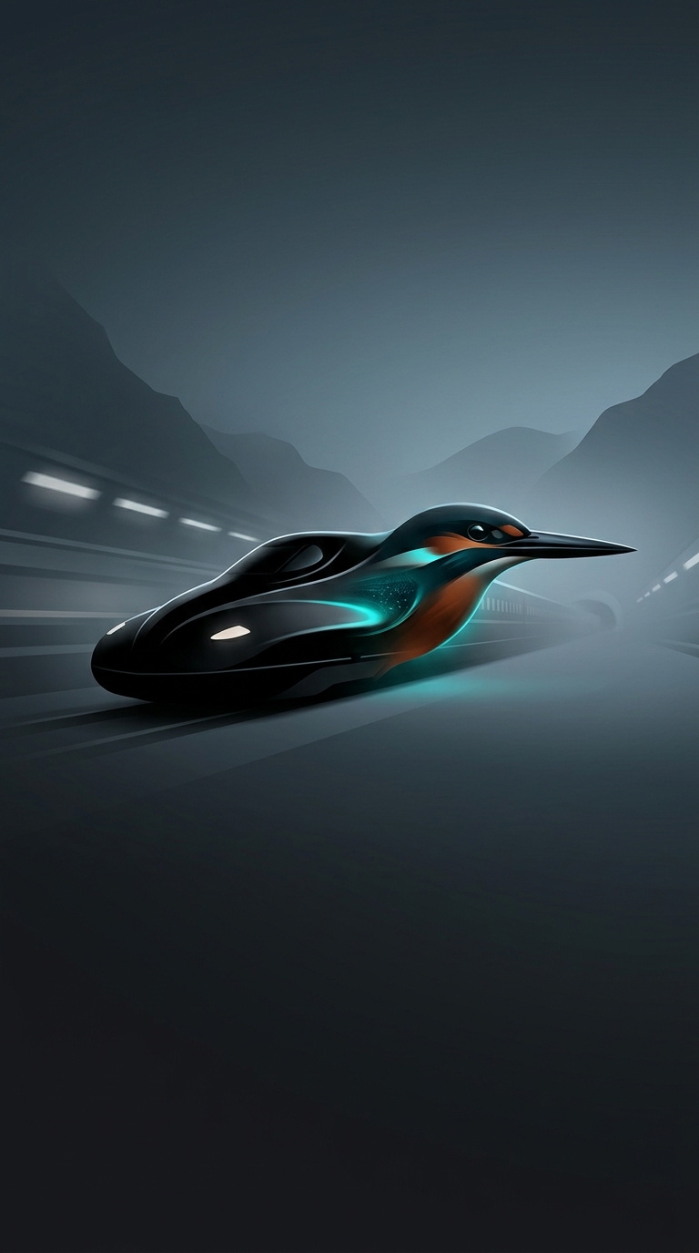 Why did engineers redesign Japanese bullet trains to have incredibly long, strange-looking, duck-bill snouts?