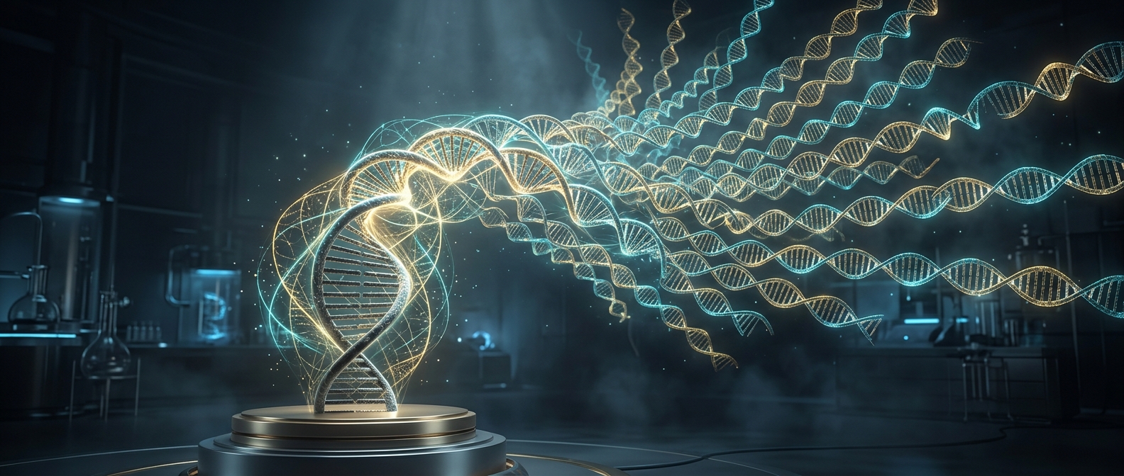 Polymerase chain reactions copy DNA millions of times