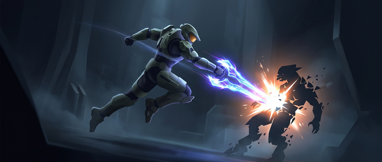 Halo energy swords kill enemies in a single dramatic lunge