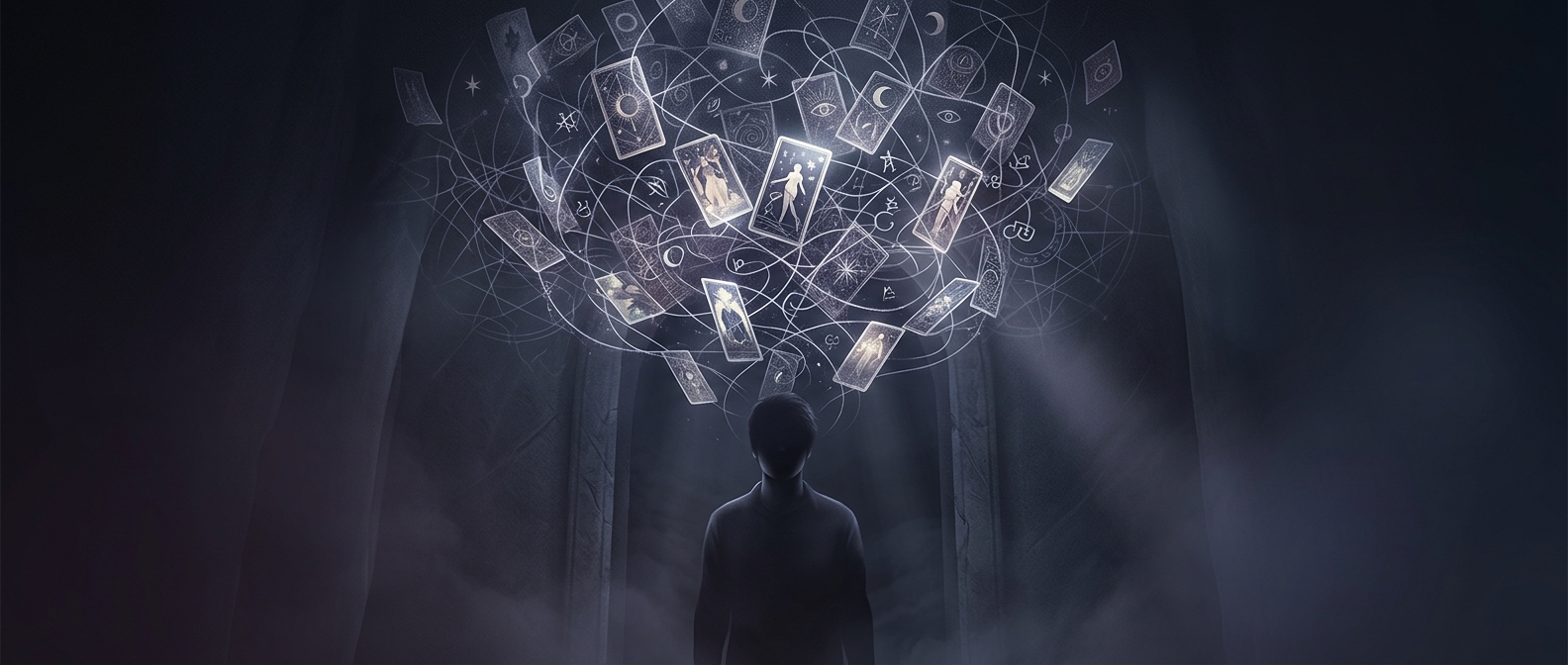 Tarot cards are frequently lumped in