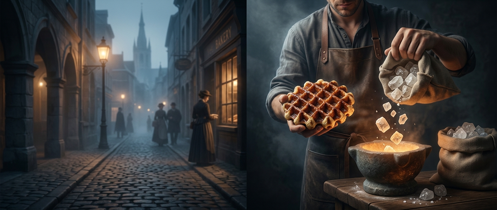 Why Liège waffles crunch