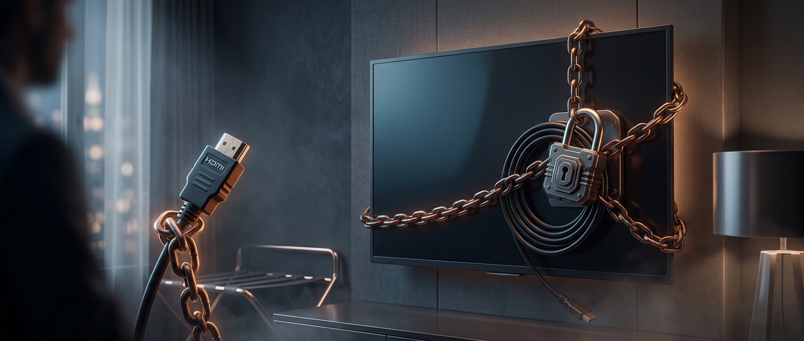 Почему в отелях отключают HDMI