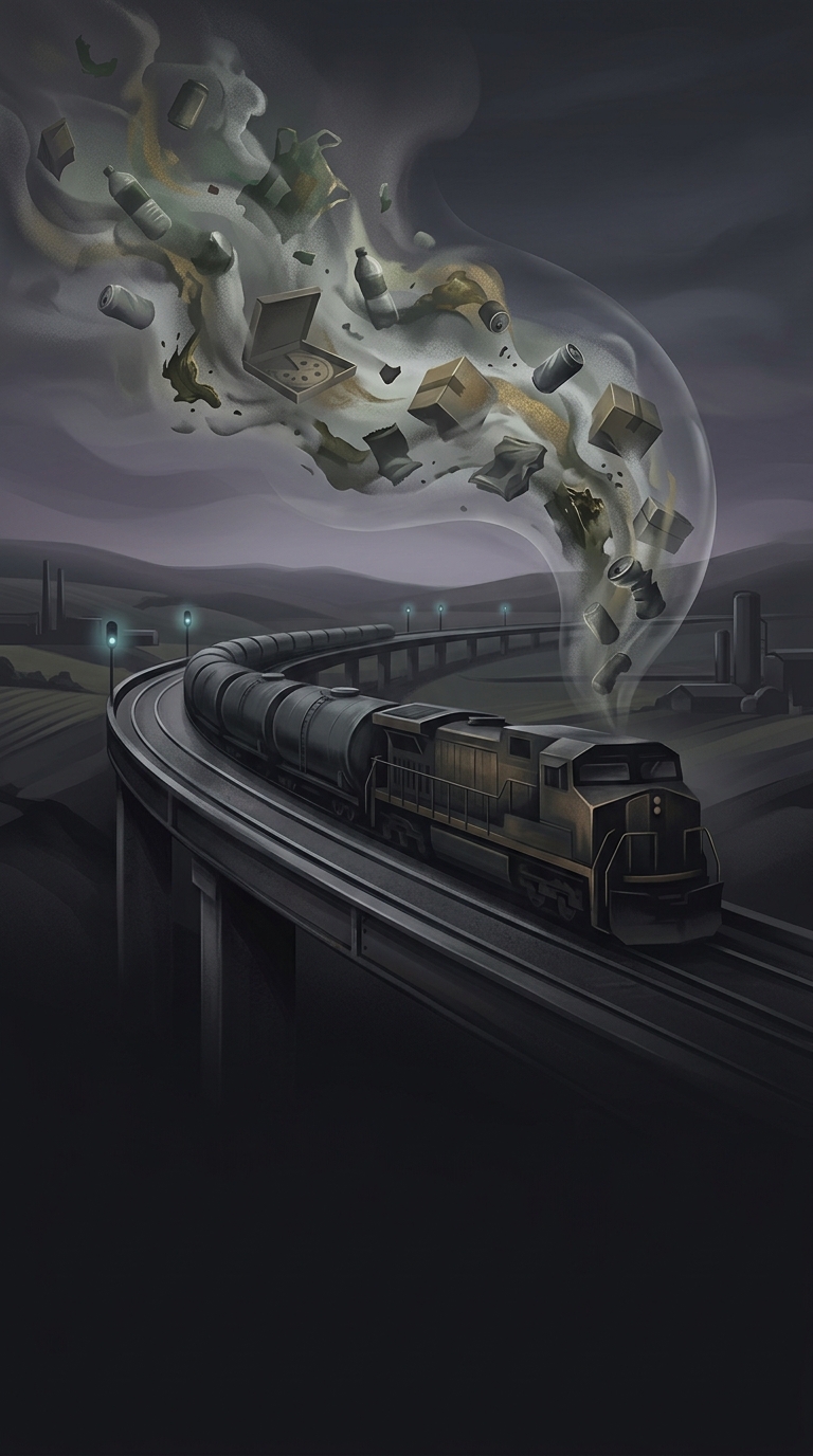 New York City utilizes a secretive, massive network of garbage trains to transport thousands of tons of rotting urban waste out of the five boroughs every single day, completely hidden from the oblivious public.