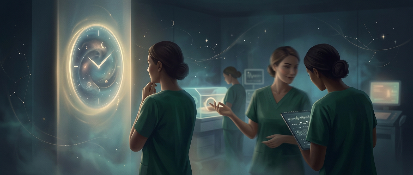 Delivery nurses guess the final timestamp