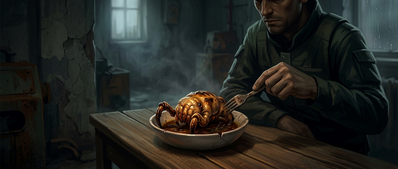 Half-Life headcrabs are canonically roasted and eaten