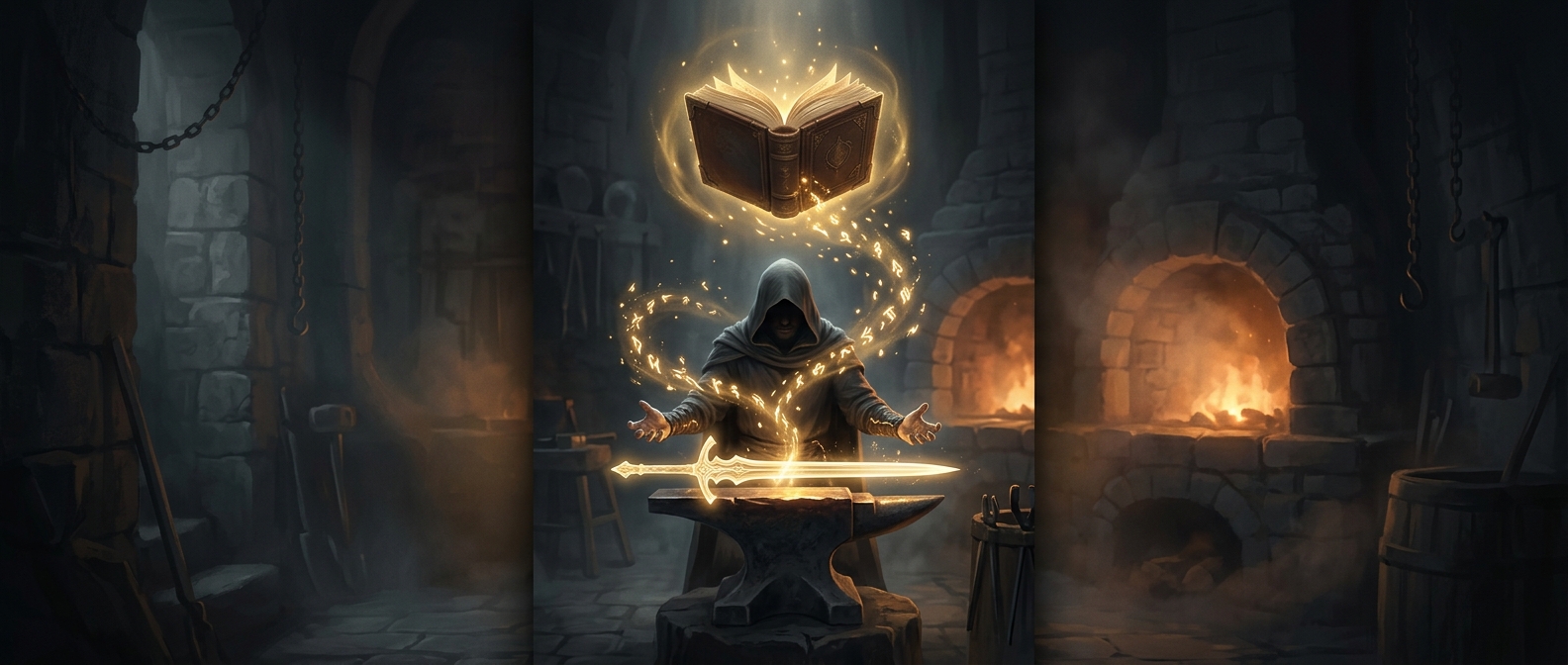 One book can teach you to forge a legendary sword