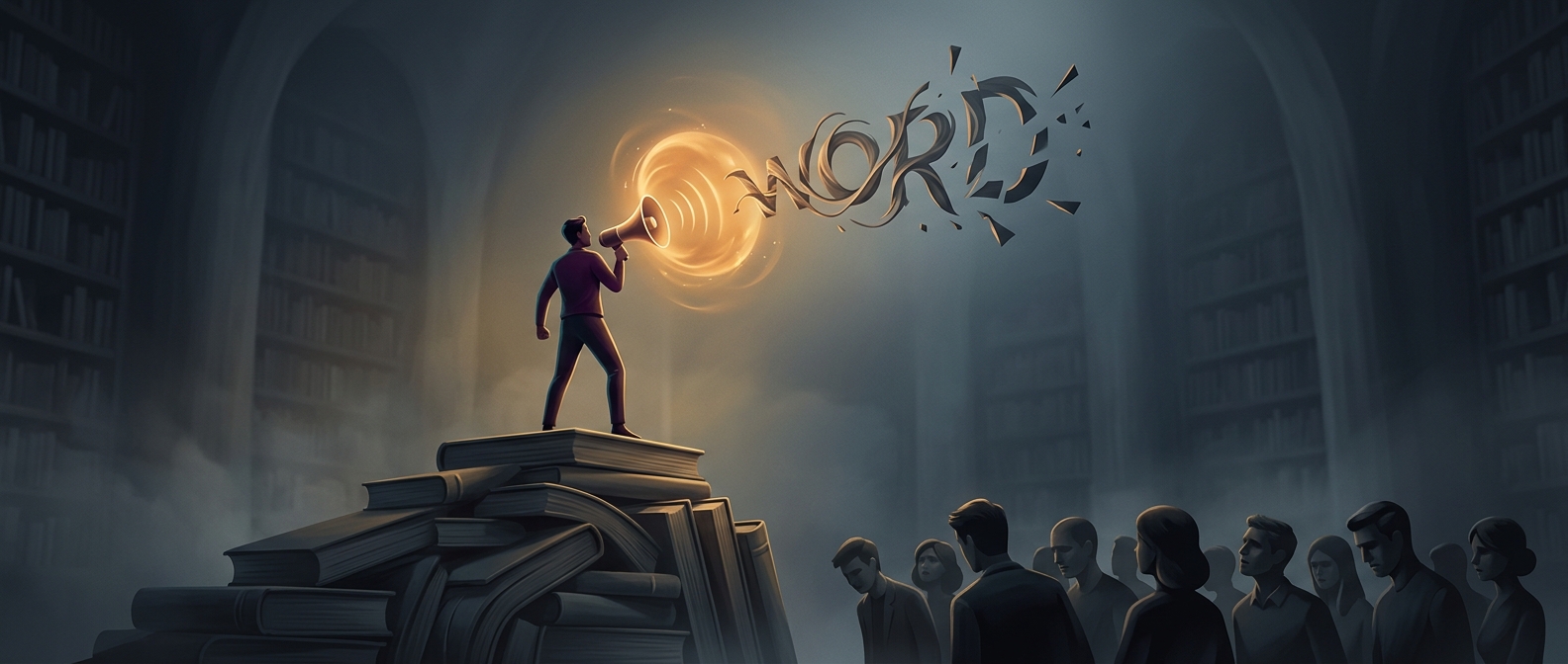 The awkward moment a written word betrays you