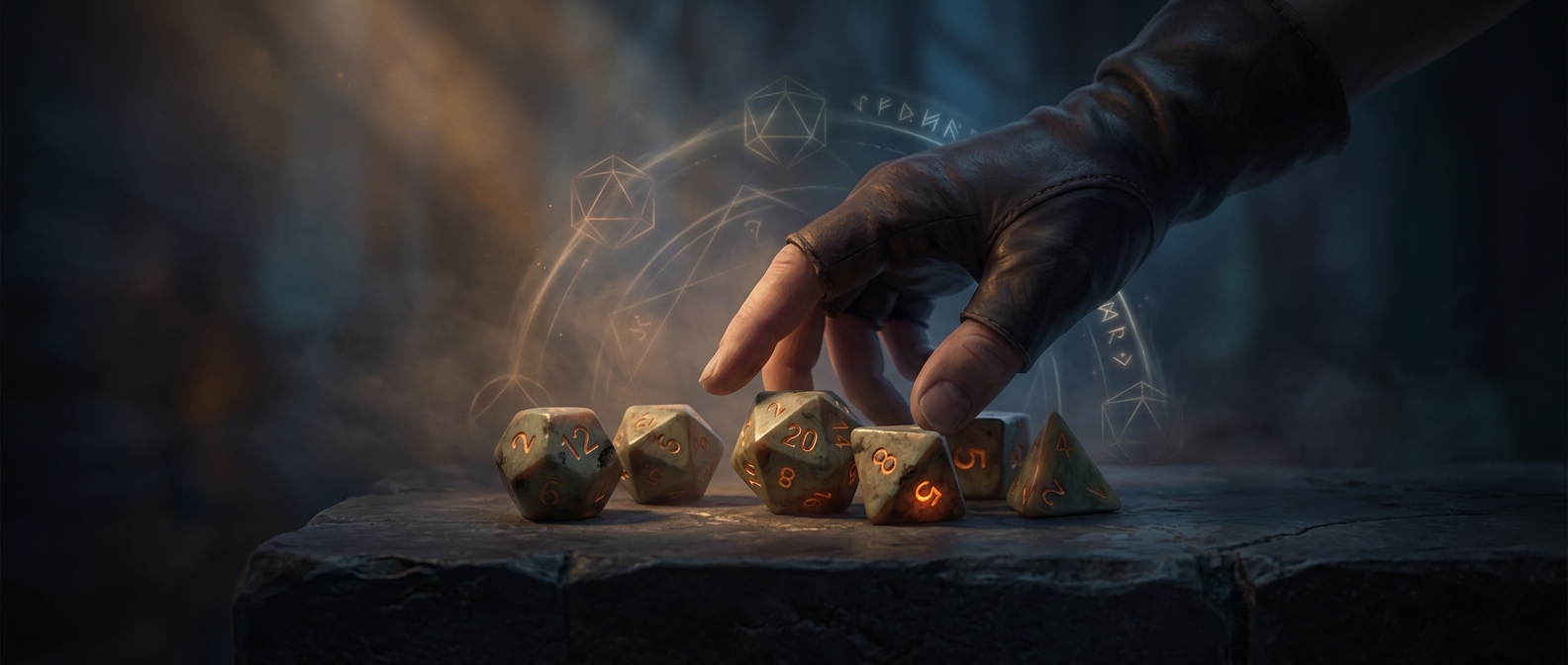 Первые игральные кости для ролевых игр делали из очень дешевого пластика