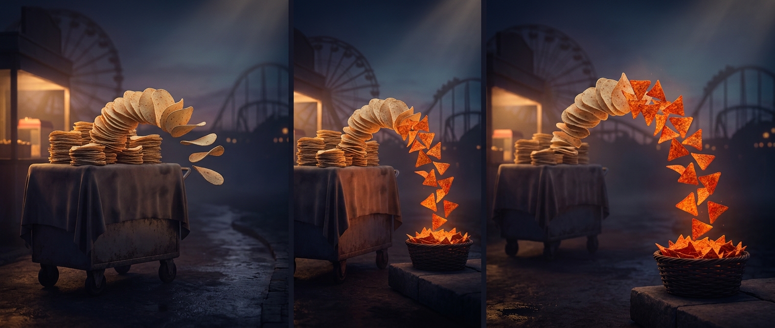 Doritos began as leftover theme-park tortillas