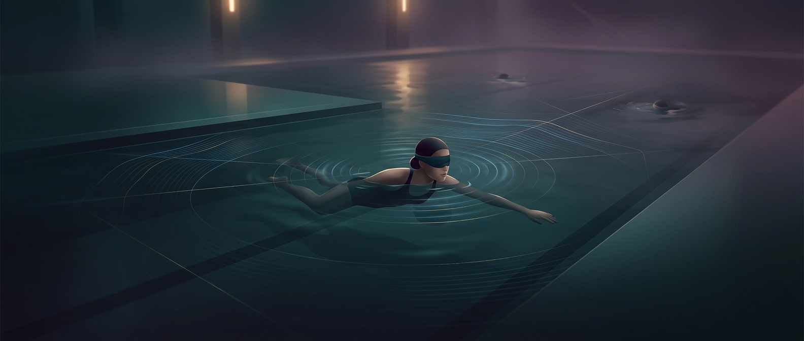 How a pool game uses human echolocation