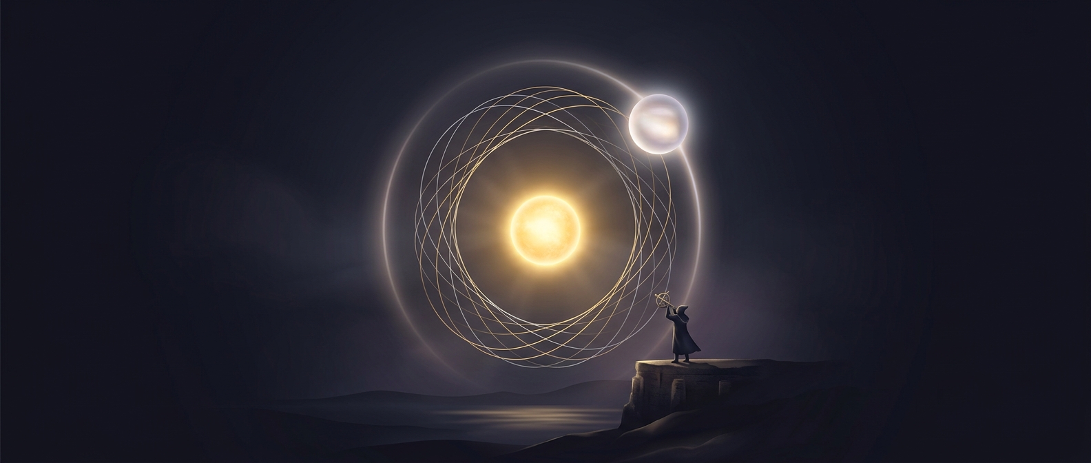 Venus never travels very far from the central Sun