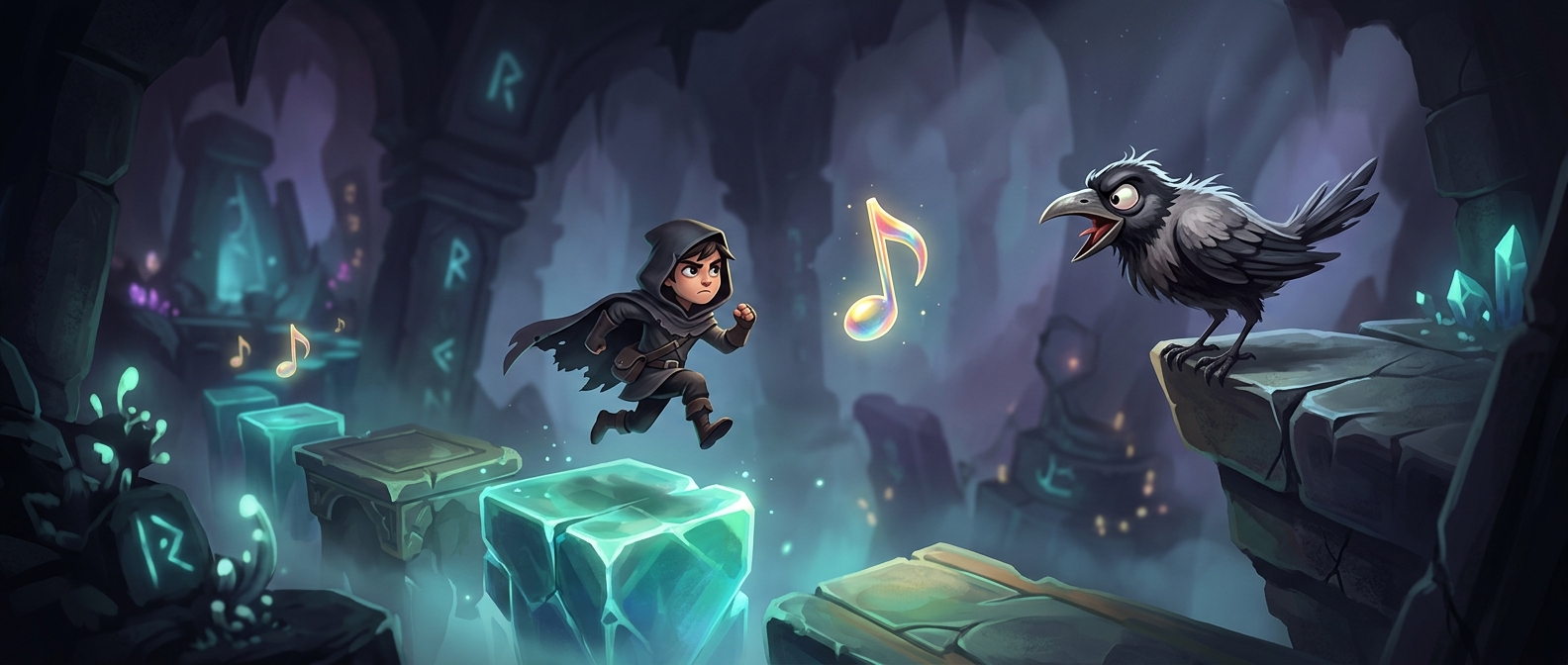 The platformer where a bird mocks your every move