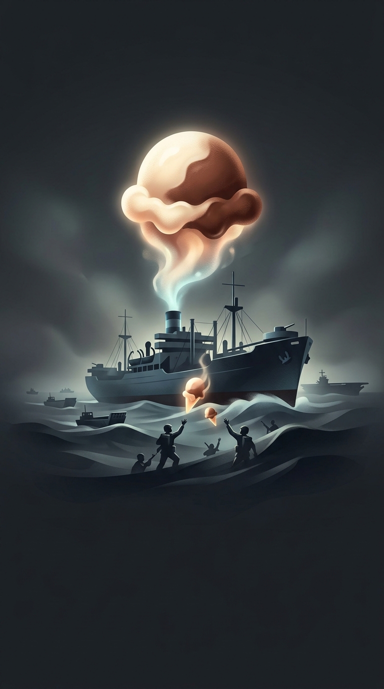 American military commanders deployed a fleet of specialized floating ice cream factories to the Pacific theater during World War Two to boost troop morale.
