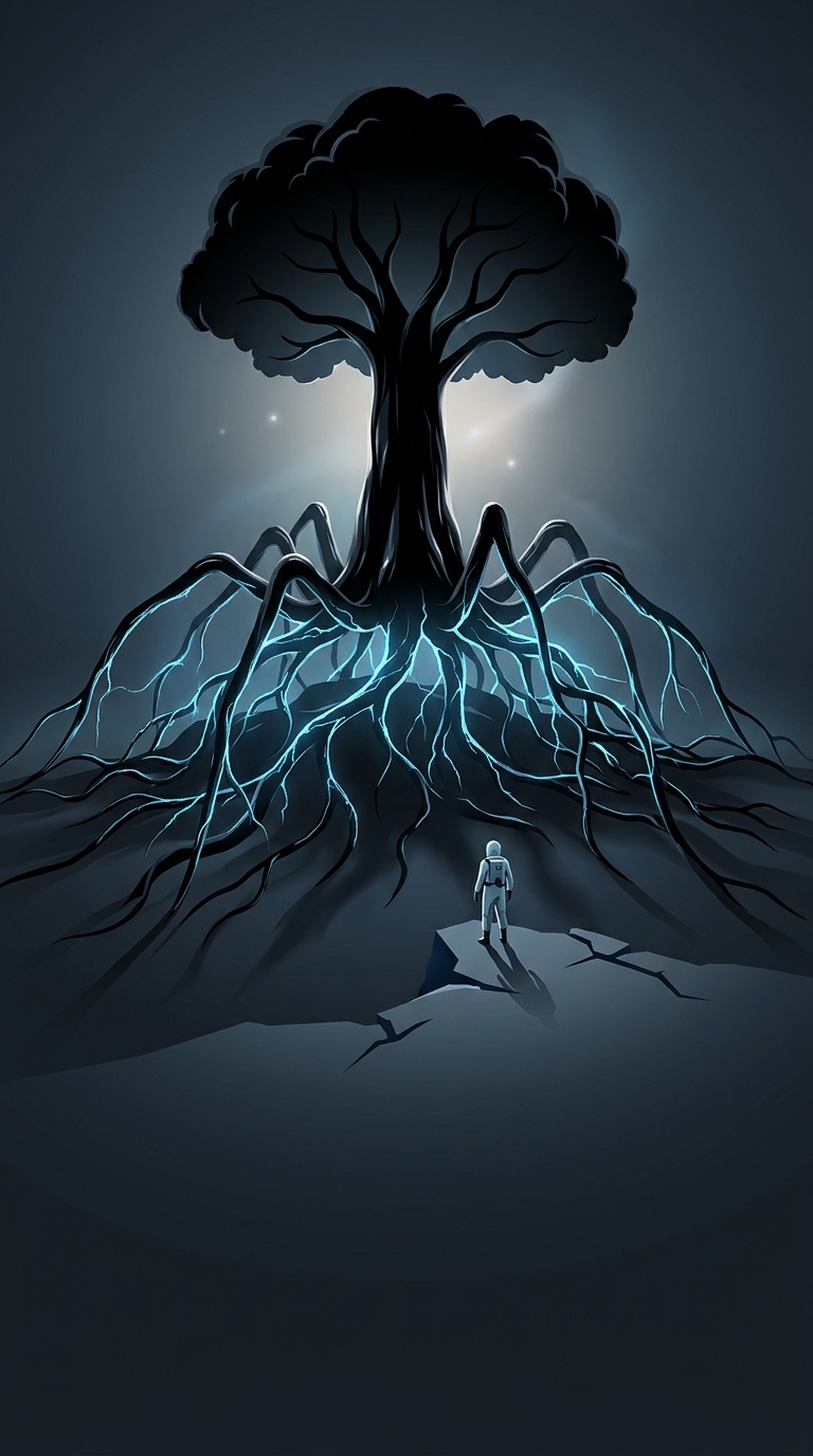 What terrifying apocalyptic scenario happened when tall trees first evolved on Planet Earth?