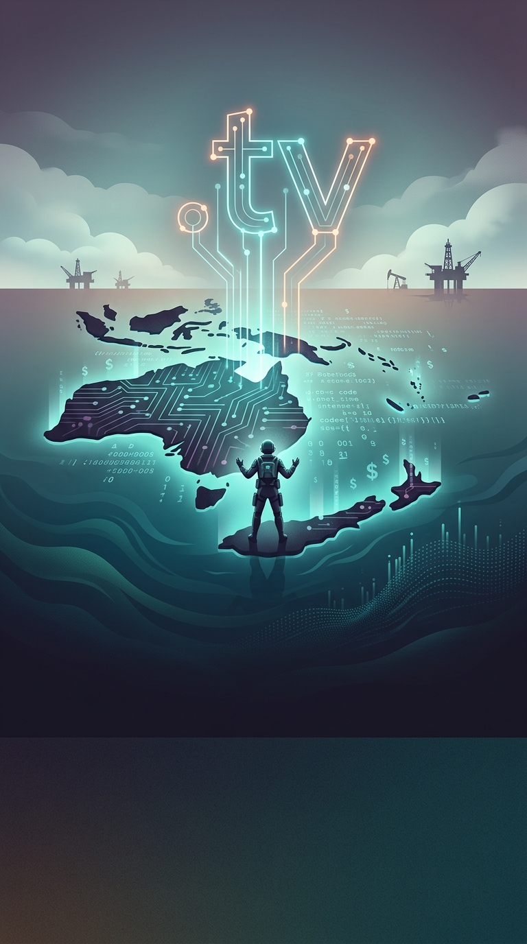 The tiny island nation of Tuvalu makes roughly 10% of its entire gross domestic product from one accidental digital asset.