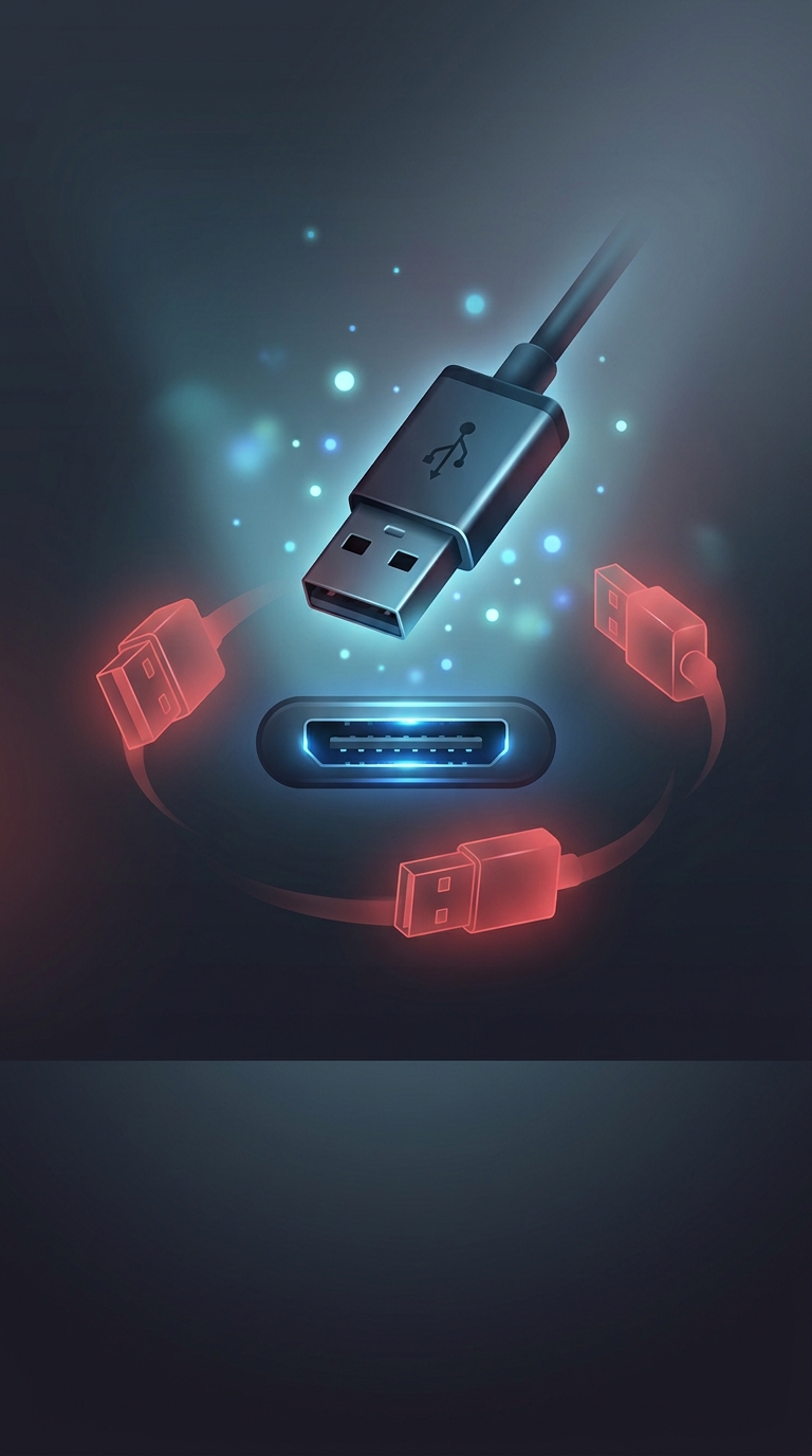 Why did the original USB drives almost always require three attempts before plugging them in correctly?