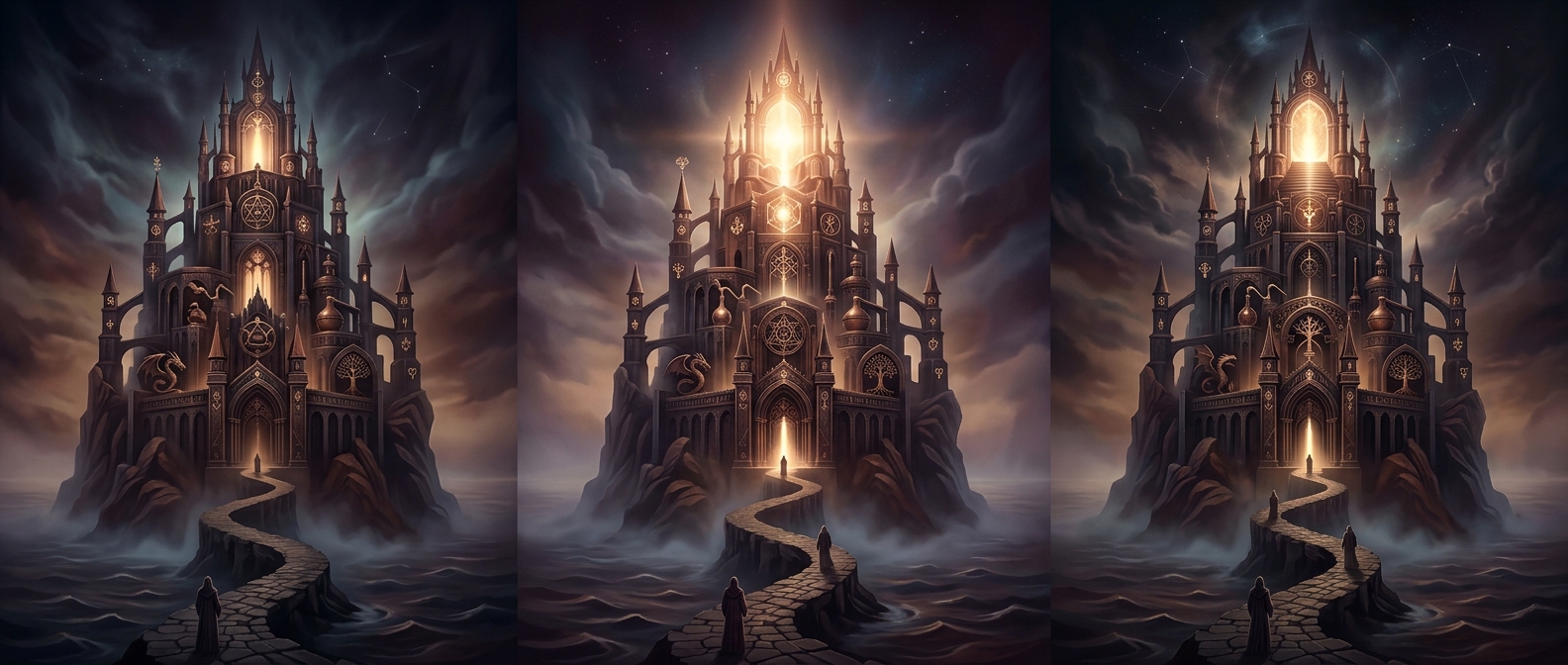 Khunrath depicted esoteric perfection as a massive fortress