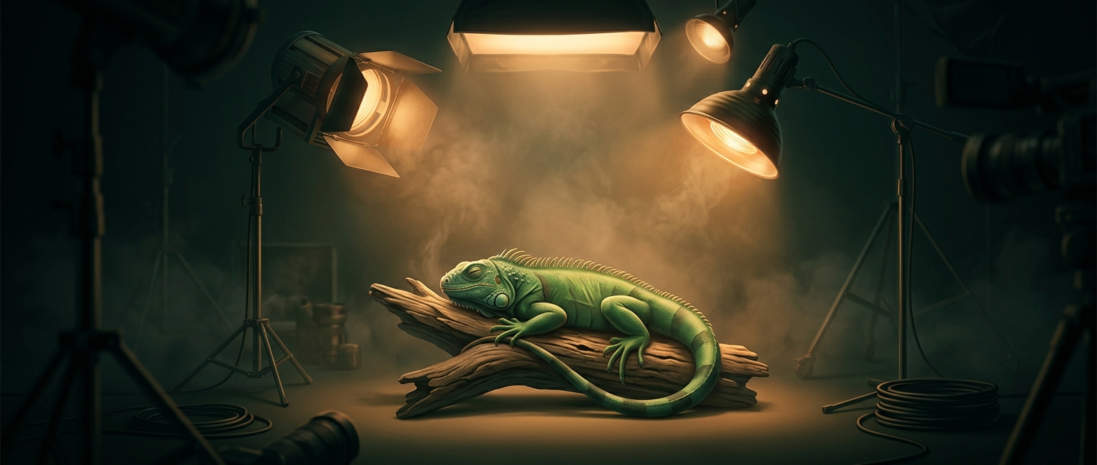 Why movie sets turn tropical for reptiles