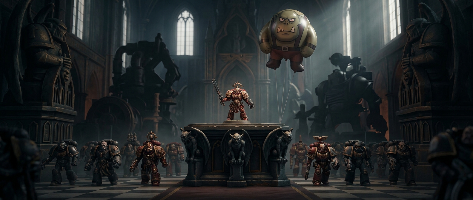Warhammer 40k начиналась как сатира