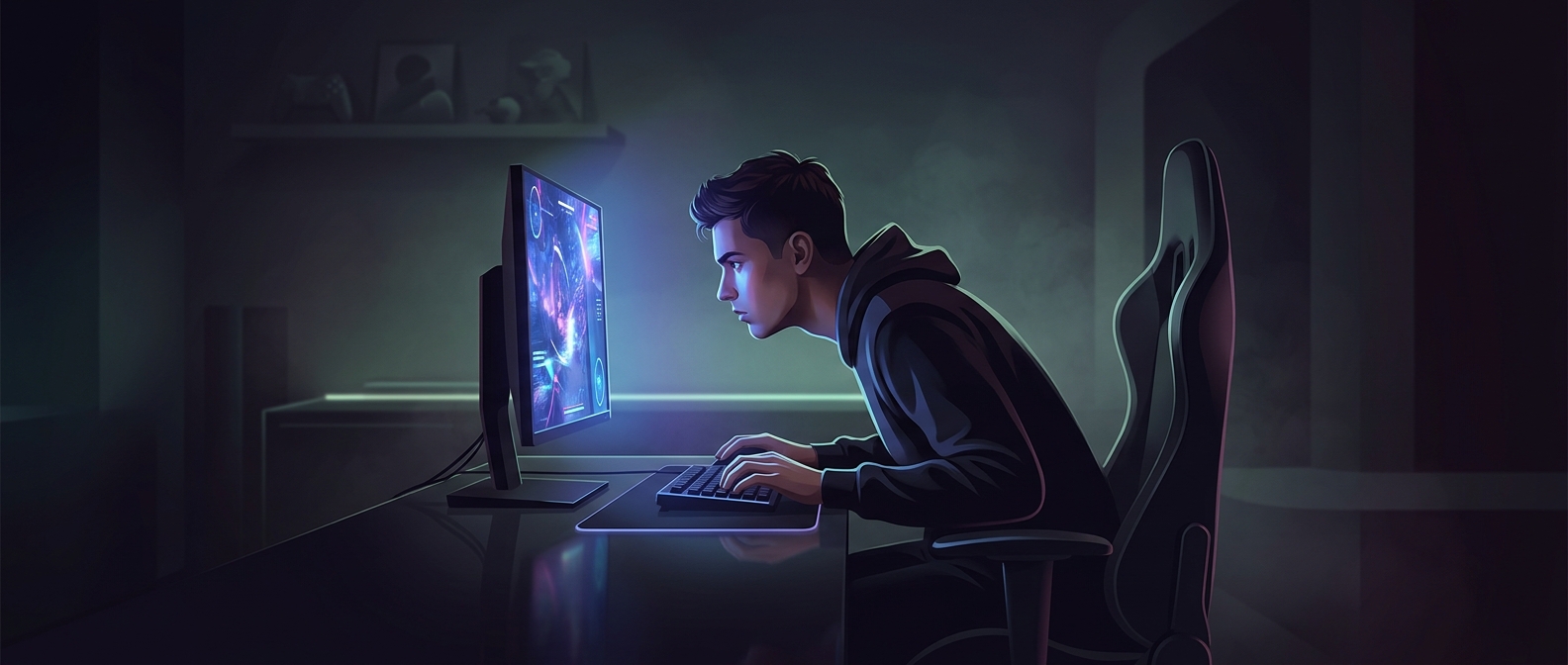 Why leaning toward the screen feels like trying harder