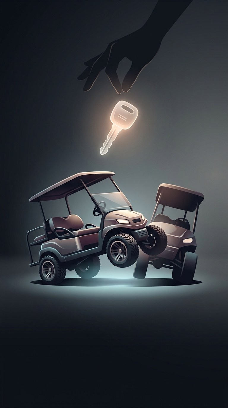 Residents of Santa Catalina Island in California use golf carts as their primary mode of transportation because the government essentially banned regular cars to prevent a massive traffic apocalypse.