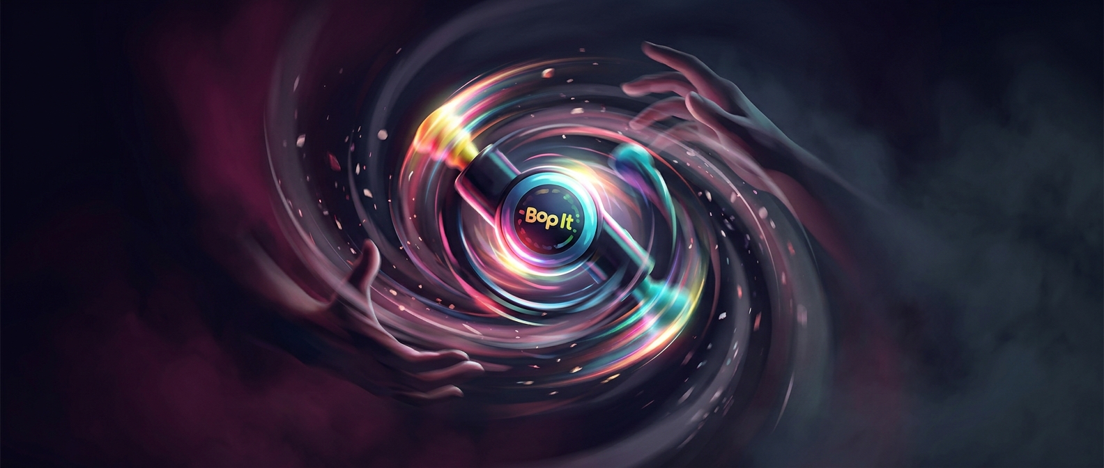 Почему Bop It в конце невозможно остановить