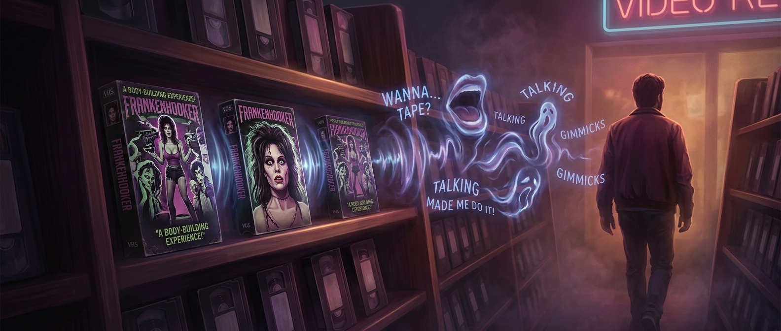 Frankenhooker's VHS cover could talk