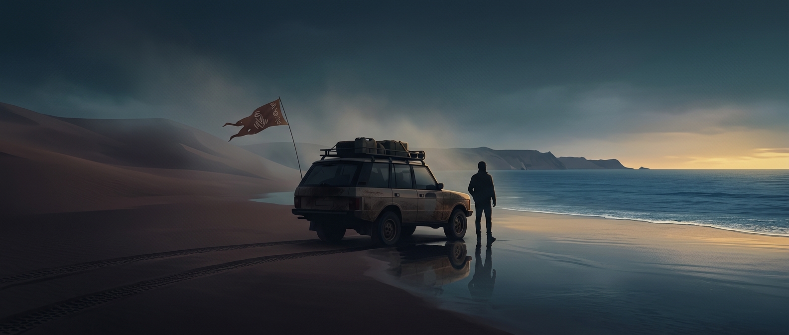 When the Dakar Rally crossed the real desert