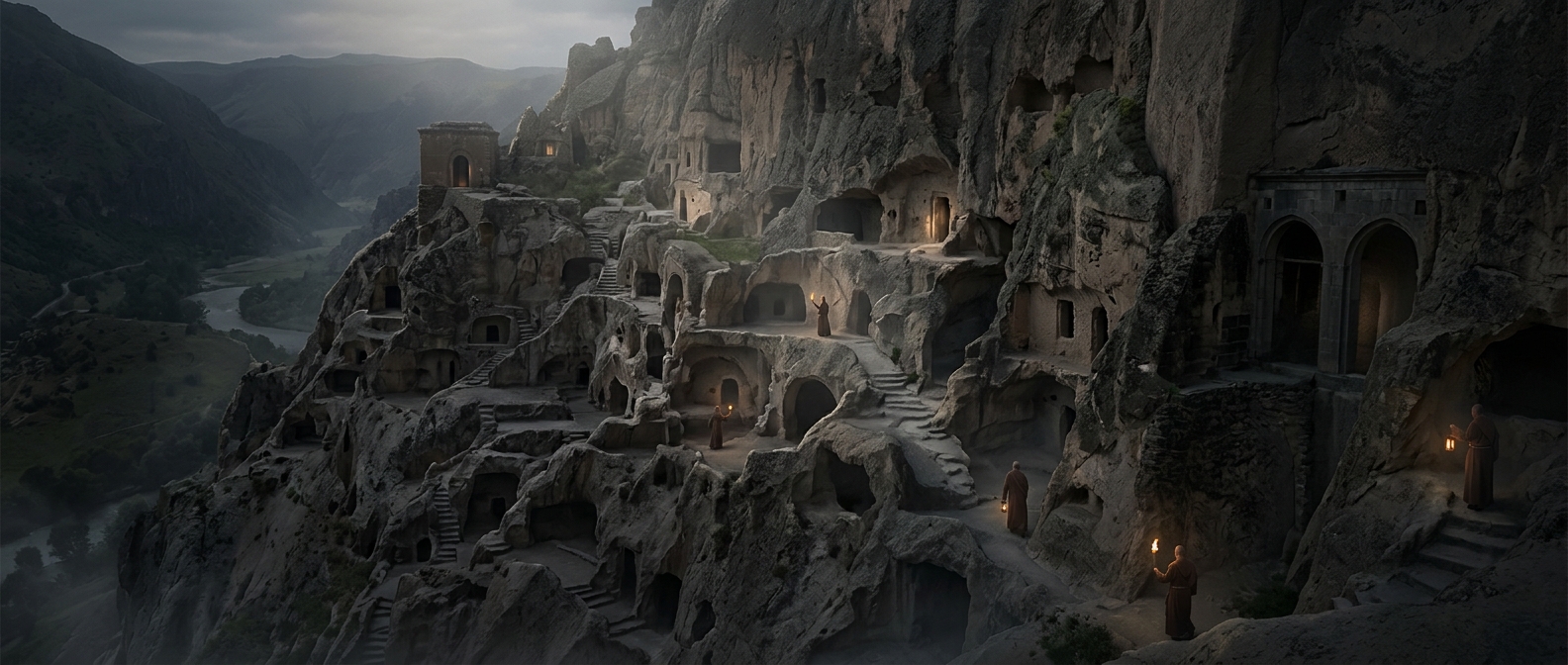 The cliffside city built to hide a kingdom