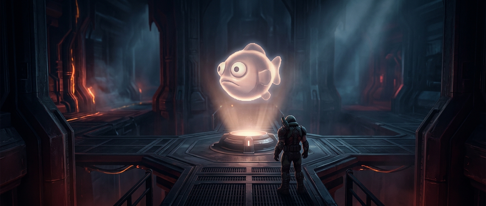Doom Eternal hides a Dopefish