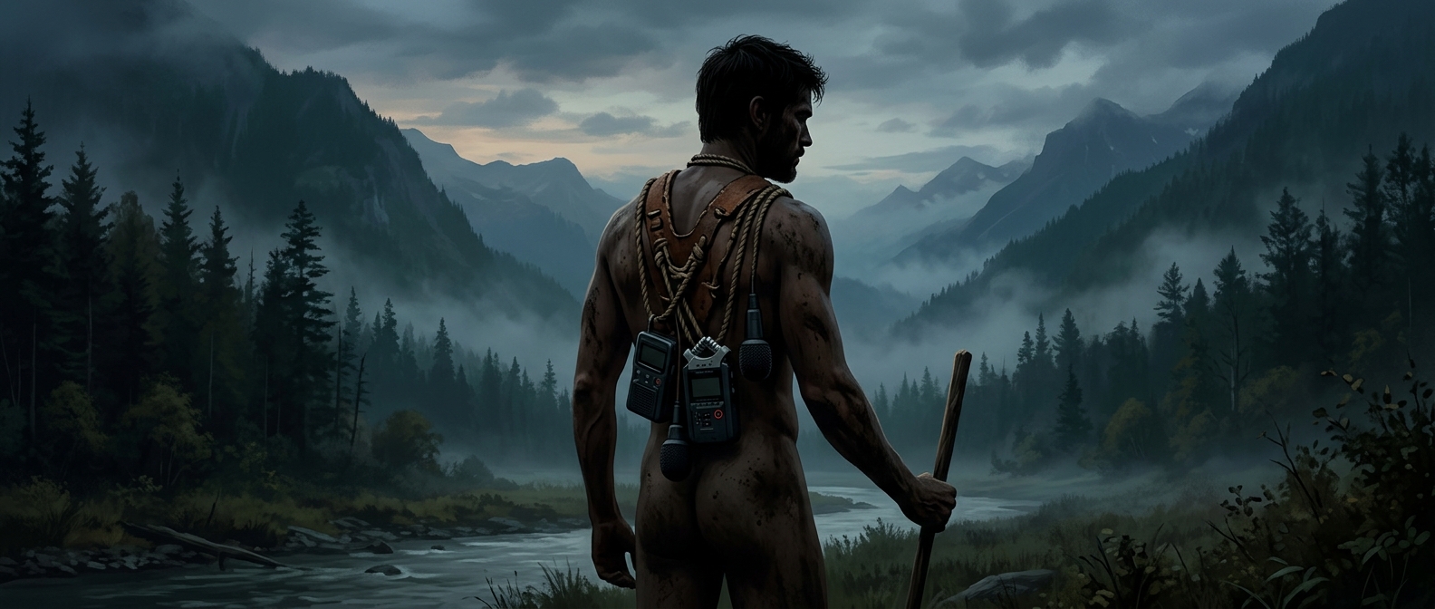 Naked survival shows hide microphones in necklaces