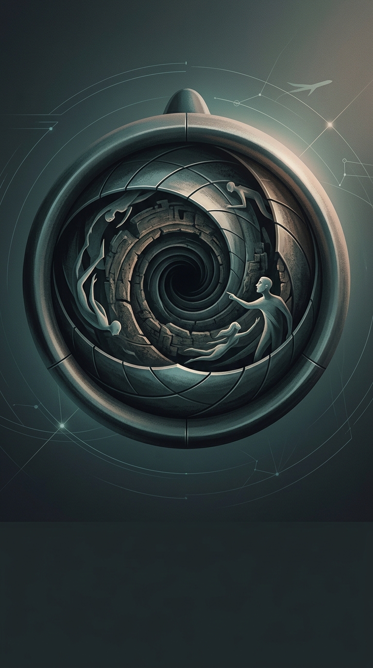 What is the fascinating reason modern jet engines have a distinct white spiral painted on their centers?