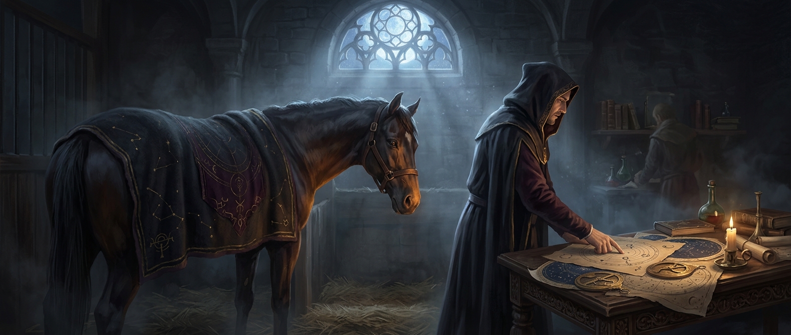 Astrologers in the sixteenth century were frequently hired to cast horoscopes for sick horses