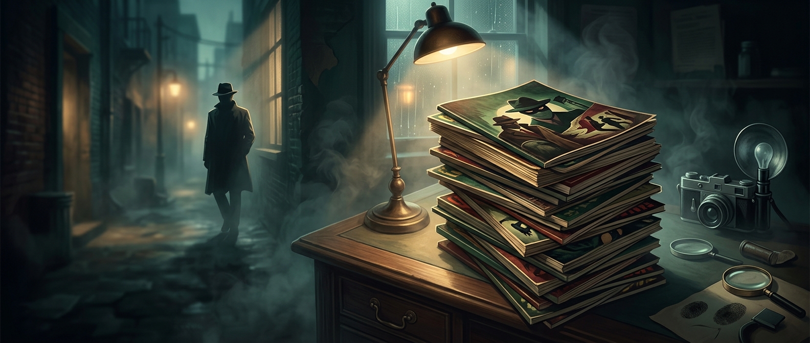 Crime magazines thrived before forensic science