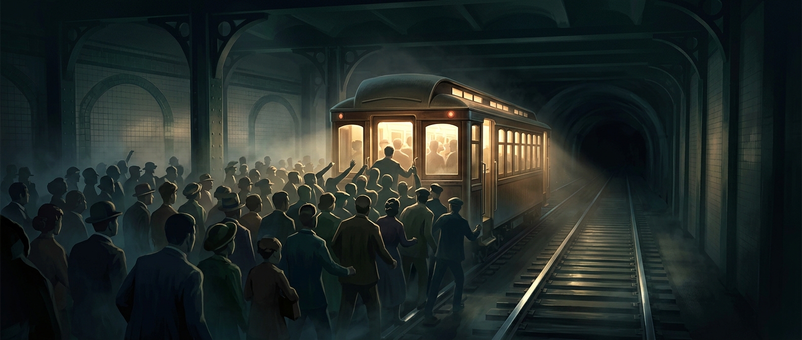 New York subway saw massive crowds on its first day