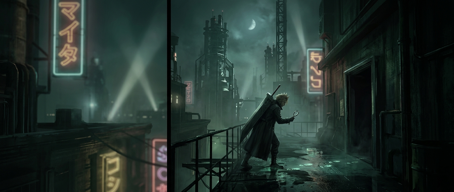 Final Fantasy VII могла стать детективом в Нью-Йорке
